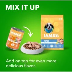 Iams Proactive Health Large Breed Puppy High Protein DHA Formula With Real Chicken Dry Dog Food -Pet Wellness 63946 PT8. AC SS1800 V1667865430