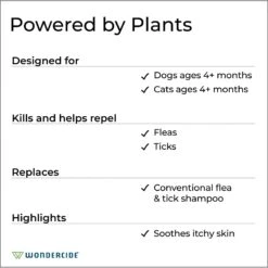 Wondercide Flea & Tick Peppermint Cat & Dog Shampoo, 12-oz Bottle 12 Wondercide Flea & Tick Peppermint Cat & Dog Shampoo, 12-oz Bottle -Pet Wellness 639662 PT4. AC SS1800 V1684171880