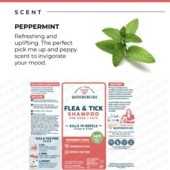 Wondercide Flea & Tick Peppermint Cat & Dog Shampoo, 12-oz Bottle 13 Wondercide Flea & Tick Peppermint Cat & Dog Shampoo, 12-oz Bottle -Pet Wellness 639662 PT5. AC SS1800 V1684342741