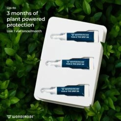Wondercide Spot-On Peppermint Flea & Tick Spot Treatment For Medium Dogs, 3 Doses (3-mos. Supply) -Pet Wellness 639710 PT4. AC SS1800 V1665781048