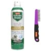 Hartz Nature's Shield Natural Flea & Tick Dog Spray & Hartz Groomer's Best Flea Comb For Dogs & Cats