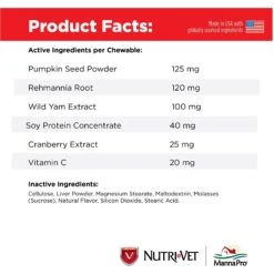 Nutri-Vet Bladder Control Chewable Tablets Urinary Supplement For Dogs -Pet Wellness 64346 PT8. AC SS1800 V1568142751