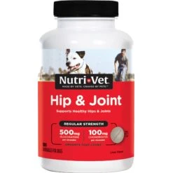Nutri-Vet Regular Strength Chewable Tablets Joint Supplement For Dogs