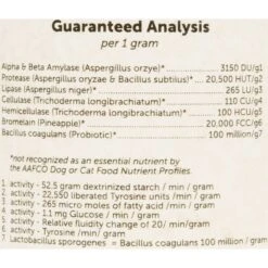 Animal Essentials Plant Enzyme & Probiotics Dog & Cat Supplement 8 Animal Essentials Plant Enzyme & Probiotics Dog & Cat Supplement -Pet Wellness 64409 PT3. AC SS1800 V1483713881