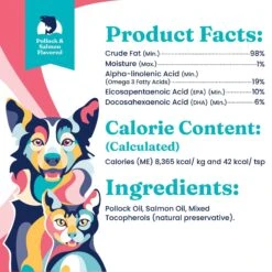 Solid Gold Let's Sea Skin & Coat Wild Alaskan Fish Oil Supplement For Dogs -Pet Wellness 645350 PT3. AC SS1800 V1700156011