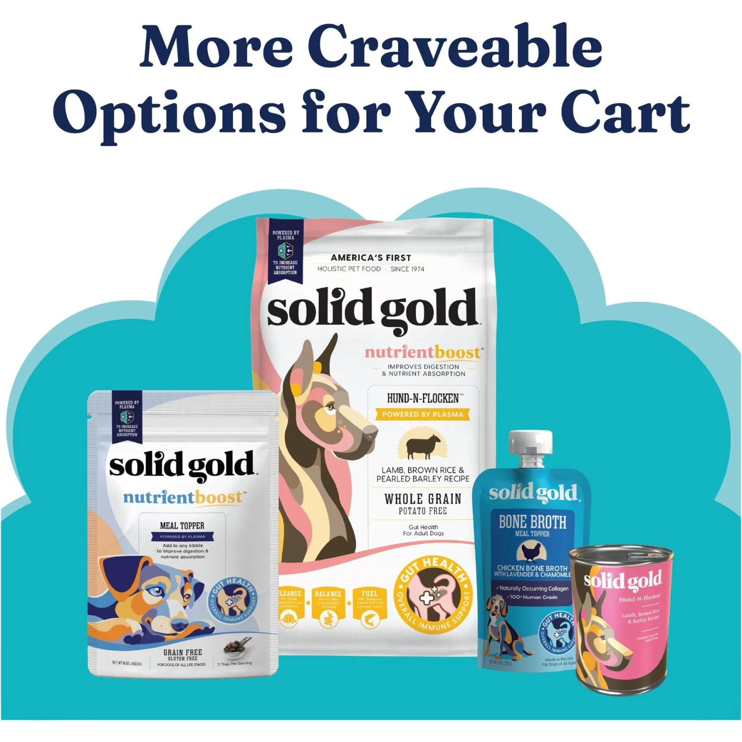 Solid Gold Keep Calm & Wag On Calming Aid Chew Supplement For Dogs, 120 Count 7 Solid Gold Keep Calm & Wag On Calming Aid Chew Supplement For Dogs, 120 Count - Image 7