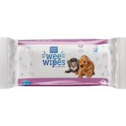 PetAg Wee Cat Dog & Small-Pet Wipes, 64 Count