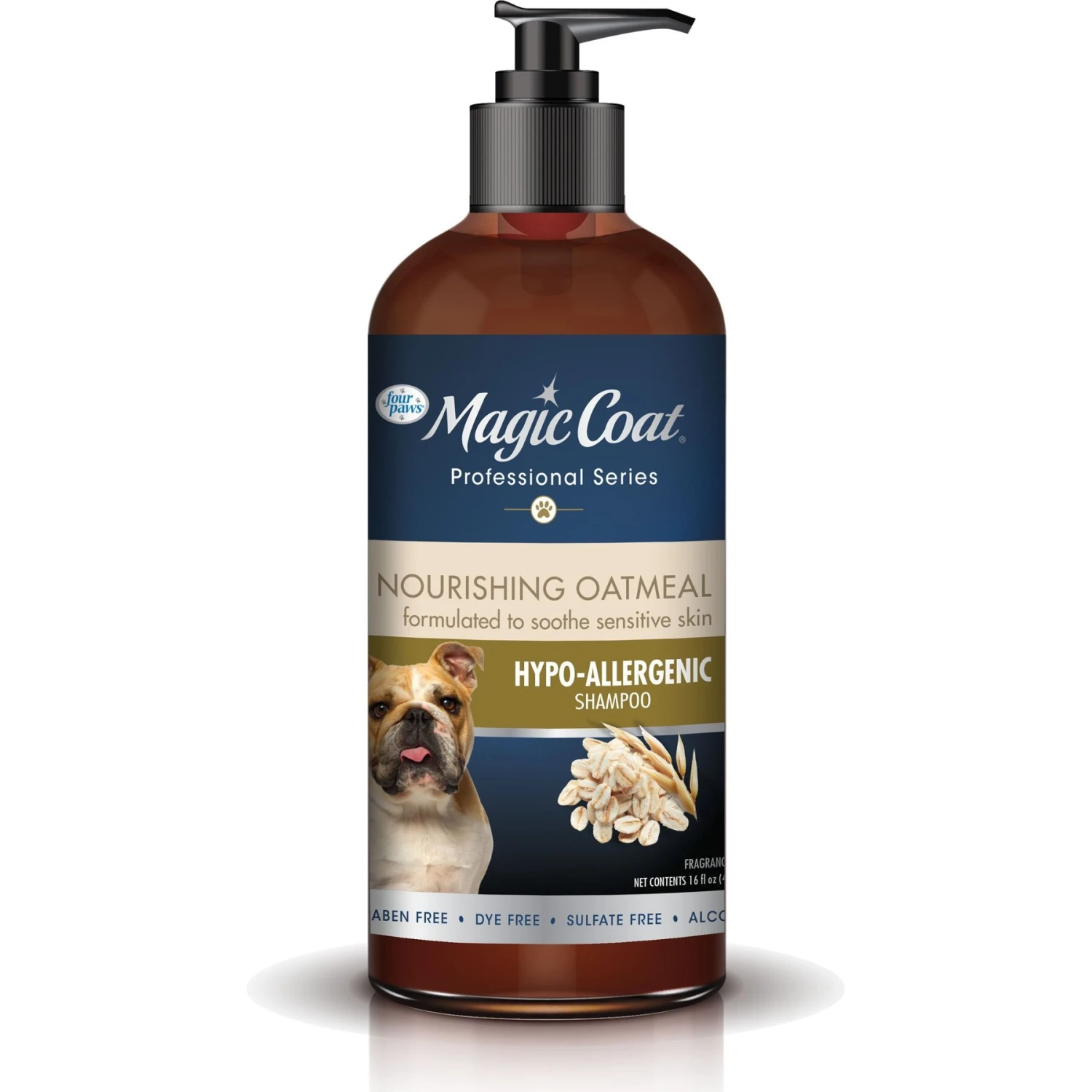 Four Paws Magic Coat Professional Series Nourishing Oatmeal Hypo-Allergenic Dog Shampoo, 16-oz Bag 1 Four Paws Magic Coat Professional Series Nourishing Oatmeal Hypo-Allergenic Dog Shampoo, 16-oz Bag