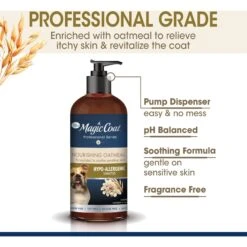 Four Paws Magic Coat Professional Series Nourishing Oatmeal Hypo-Allergenic Dog Shampoo, 16-oz Bag 11 Four Paws Magic Coat Professional Series Nourishing Oatmeal Hypo-Allergenic Dog Shampoo, 16-oz Bag -Pet Wellness 646158 PT2. AC SS1800 V1663876282