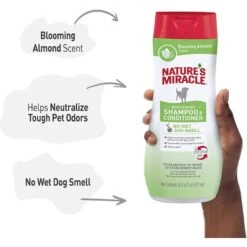 Nature's Miracle Supreme Odor Control Natural Whitening Dog Shampoo & Conditioner -Pet Wellness 646262 PT2. AC SS1800 V1668025811