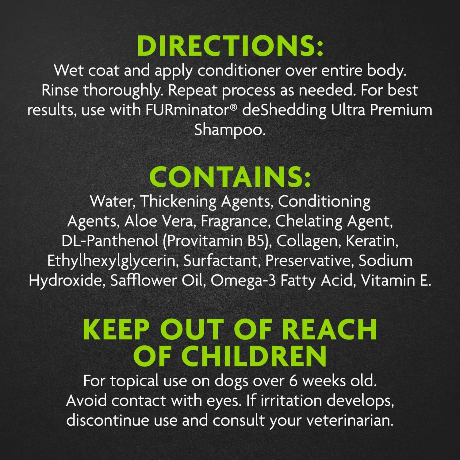 FURminator DeShedding Ultra Premium Dog Conditioner 3 FURminator DeShedding Ultra Premium Dog Conditioner - Image 3