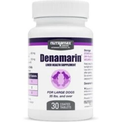 Nutramax Denamarin With S-Adenosylmethionine & Silybin Tablet Liver Supplement For Large Dogs