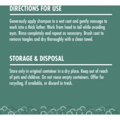 FURminator One Earth Hemp Hypoallergenic Green Tea Scented 2-in-1 Dog Shampoo & Conditioner, Green, 16-oz Bottle -Pet Wellness 648230 PT2. AC SS1800 V1667597876