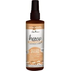FURminator One Earth Hemp Hydrating Honey Scented Deodorizing Dog Spray, Orange, 8-oz Spray
