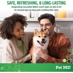 Pet MD Deodorizing Cucumber Melon Cat & Dog Body Spray, 8-oz Bottle 10 Pet MD Deodorizing Cucumber Melon Cat & Dog Body Spray, 8-oz Bottle -Pet Wellness 654150 PT4. AC SS1800 V1665669446