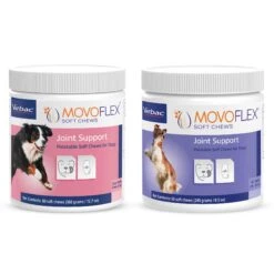Virbac MOVOFLEX Soft Chews Joint Supplement For Medium Breed Dogs & Virbac MOVOFLEX Soft Chews Joint Supplement For Large Dogs