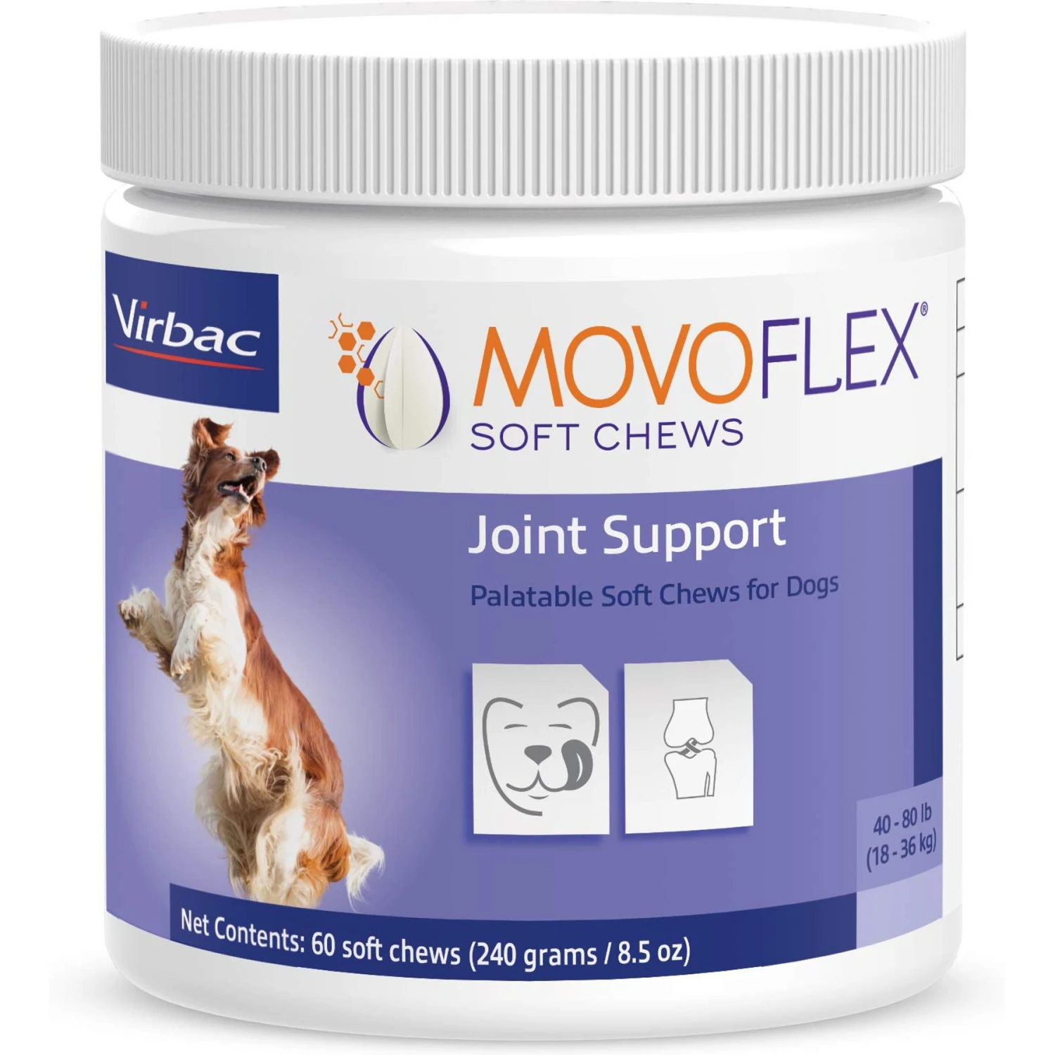 Virbac MOVOFLEX Soft Chews Joint Supplement For Medium Breed Dogs & Virbac MOVOFLEX Soft Chews Joint Supplement For Large Dogs 2 Virbac MOVOFLEX Soft Chews Joint Supplement For Medium Breed Dogs & Virbac MOVOFLEX Soft Chews Joint Supplement For Large Dogs - Image 2