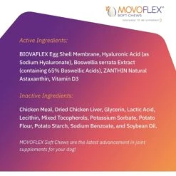 Virbac MOVOFLEX Soft Chews Joint Supplement For Small Breed Dogs & Virbac MOVOFLEX Soft Chews Joint Supplement For Medium Breed Dogs -Pet Wellness 656942 PT3. AC SS1800 V1665780388