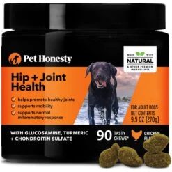 PetHonesty Advanced Hip + Joint Chicken Flavored Soft Chews Joint Supplement For Dogs & PetHonesty Multivitamin 10-in-1 Chicken Flavored Soft Chews Multivitamin For Dogs -Pet Wellness 656982 PT5. AC SS1800 V1678392539