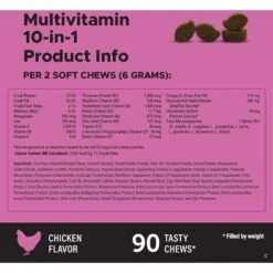 PetHonesty Hemp Hip + Joint Health Duck Flavored Soft Chews Joint Supplement For Dogs & PetHonesty Multivitamin 10-in-1 Chicken Flavored Soft Chews Multivitamin For Dogs -Pet Wellness 657046 PT2. AC SS1800 V1678392481