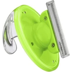 ConairPROPET Pet-It 3-in Deshedder Dog Grooming Tool, Green