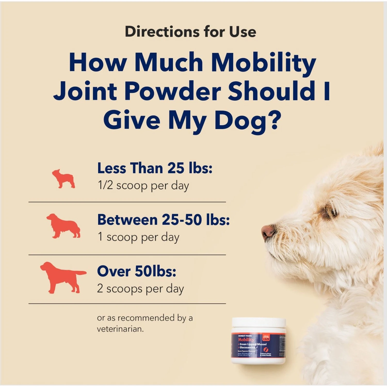 Honest Paws Hip & Joint Dog Supplement, 75-g Jar 7 Honest Paws Hip & Joint Dog Supplement, 75-g Jar - Image 7