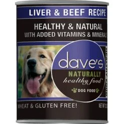 Dave's Pet Food Naturally Healthy Liver & Beef Recipe Canned Dog Food