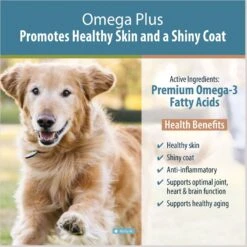 JustFoodForDogs Omega Plus Fish Oil Supplement For Dogs, 16-oz Bottle -Pet Wellness 667702 PT2. AC SS1800 V1681394958