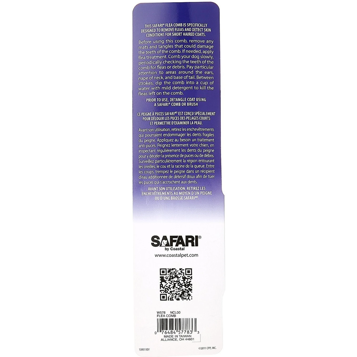 Safari Flea Comb For Dogs 2 Safari Flea Comb For Dogs - Image 2