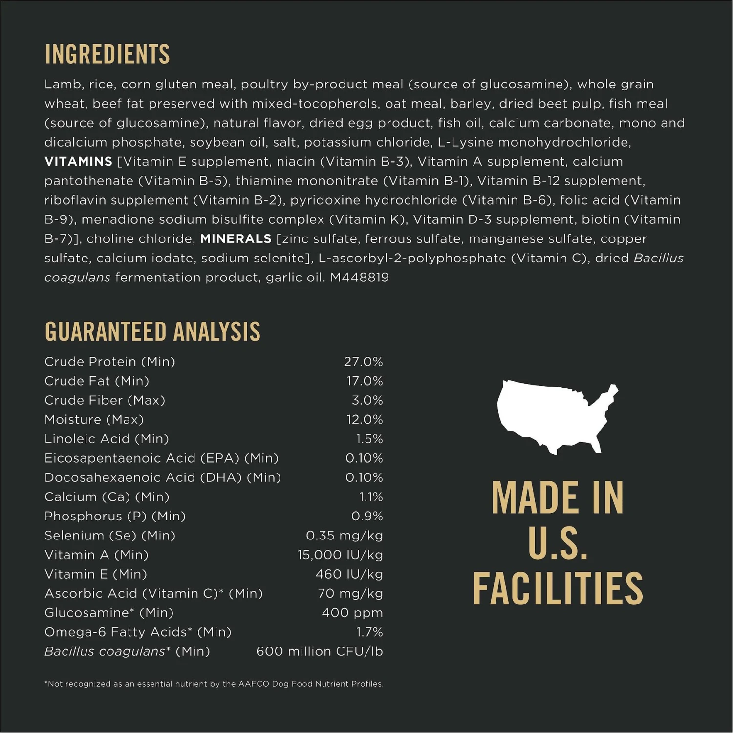 Purina Pro Plan Sport Small Bites All Life Stages High-Protein Lamb & Rice Formula Dry Dog Food 6 Purina Pro Plan Sport Small Bites All Life Stages High-Protein Lamb & Rice Formula Dry Dog Food - Image 6