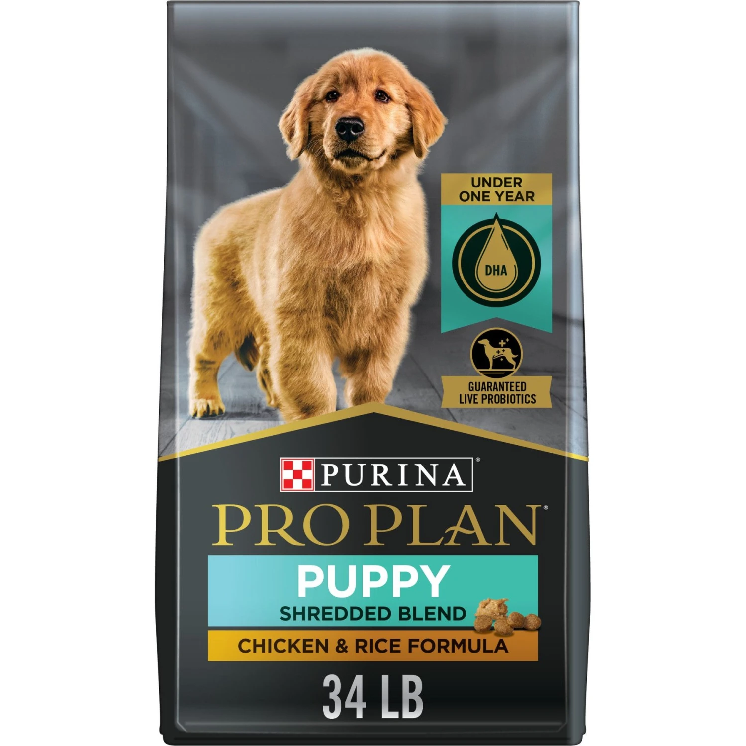Purina Pro Plan Puppy Shredded Blend Chicken & Rice Formula With Probiotics Dry Dog Food 1 Purina Pro Plan Puppy Shredded Blend Chicken & Rice Formula With Probiotics Dry Dog Food