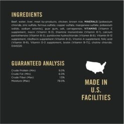 Purina Pro Plan Savor Adult Classic Beef & Brown Rice Entree Canned Dog Food -Pet Wellness 67533 PT4. AC SS1800 V1659969207