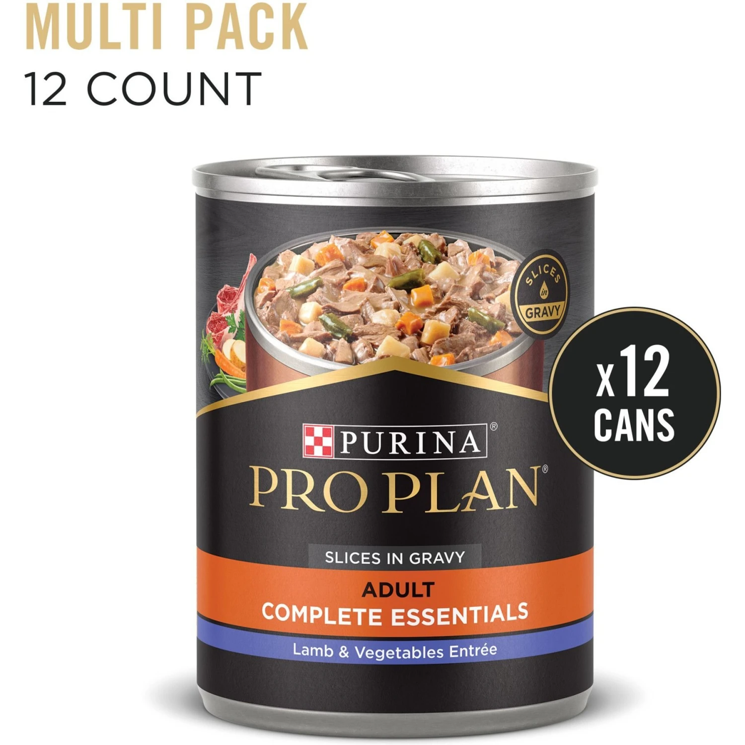 Purina Pro Plan Savor Adult Lamb & Vegetables Entree Slices In Gravy Canned Dog Food 2 Purina Pro Plan Savor Adult Lamb & Vegetables Entree Slices In Gravy Canned Dog Food - Image 2