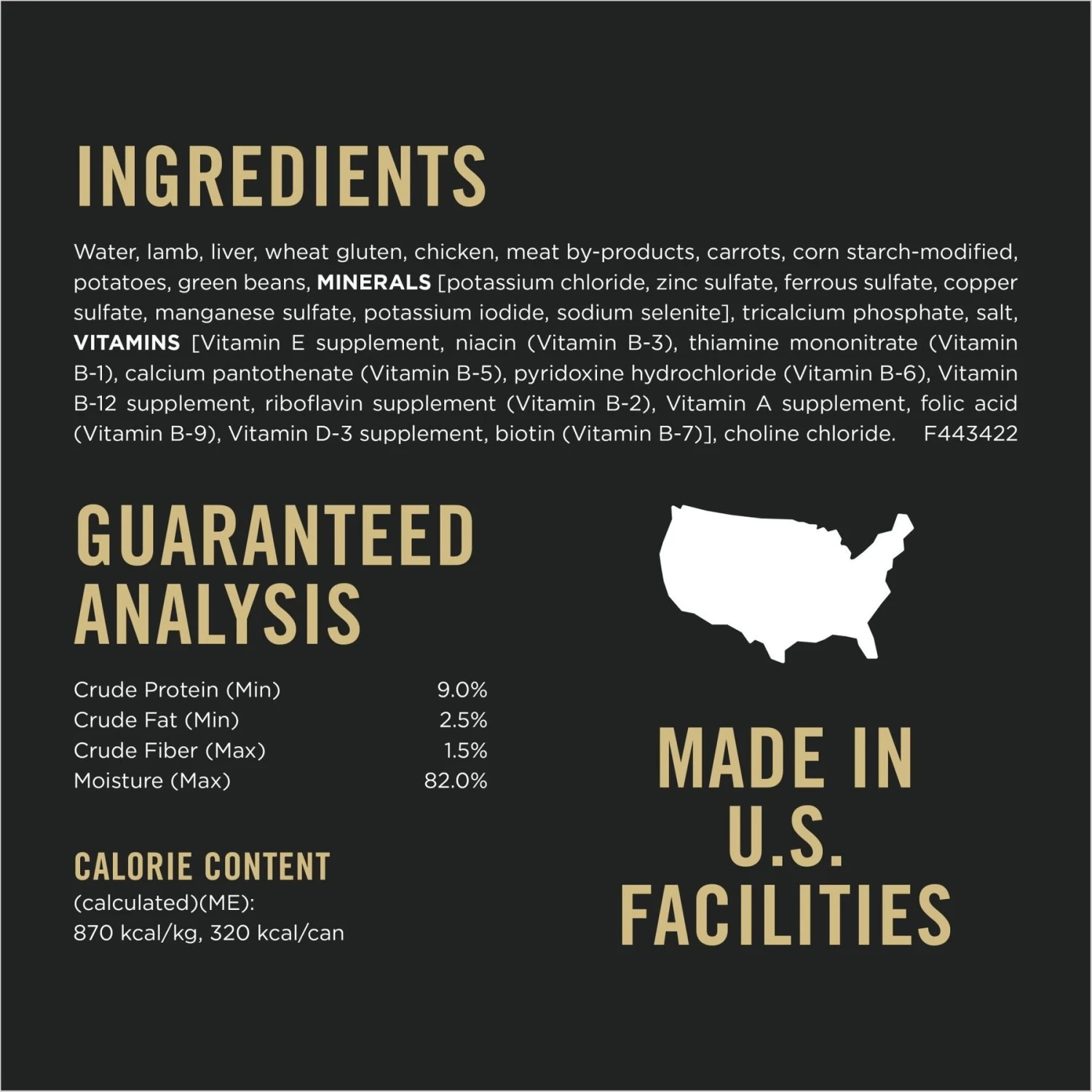 Purina Pro Plan Savor Adult Lamb & Vegetables Entree Slices In Gravy Canned Dog Food 6 Purina Pro Plan Savor Adult Lamb & Vegetables Entree Slices In Gravy Canned Dog Food - Image 6