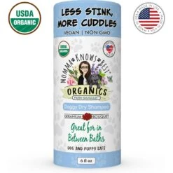 Momma Knows Best Dry Dog Shampoo, 6-oz Bottle -Pet Wellness 678678 PT1. AC SS1800 V1666191085