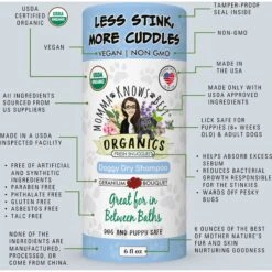 Momma Knows Best Dry Dog Shampoo, 6-oz Bottle -Pet Wellness 678678 PT2. AC SS1800 V1666212601