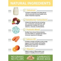 Googipet Allergy Relief Smoked Beef Flavored Chew Supplement For Dogs, 90 Count -Pet Wellness 685542 PT3. AC SS1800 V1695757263