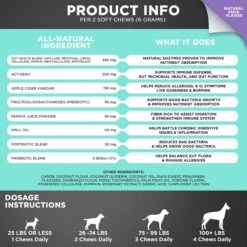 Googipet 3-in-1 Digestive Probiotic Duck Flavored Soft Chew Supplement For Dogs, 90 Count 11 Googipet 3-in-1 Digestive Probiotic Duck Flavored Soft Chew Supplement For Dogs, 90 Count -Pet Wellness 685574 PT3. AC SS1800 V1695760302