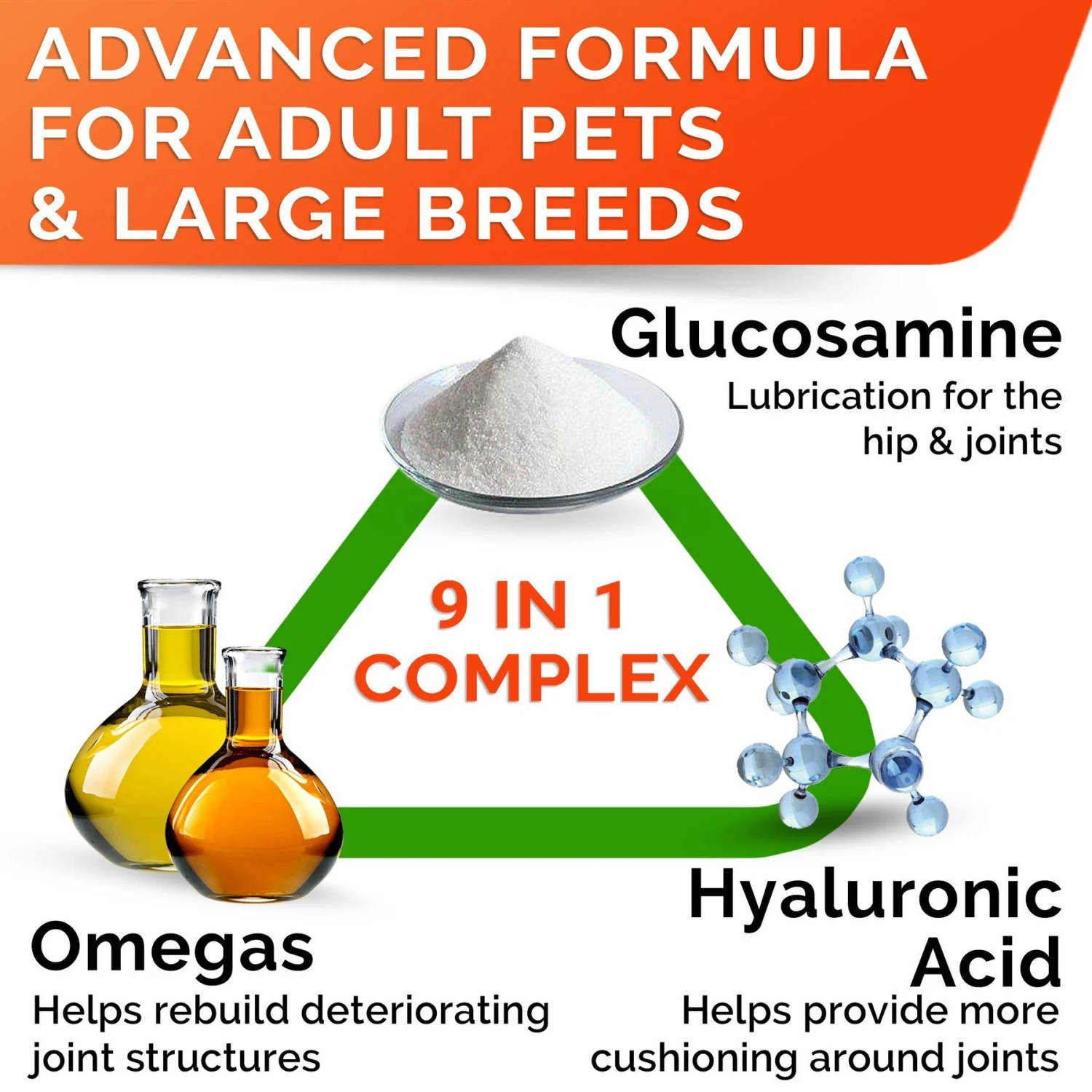 StrellaLab Senior Advanced Glucosamine Omega-3 Bacon Flavored Soft Chew Hip & Joint Supplement For Dogs 4 StrellaLab Senior Advanced Glucosamine Omega-3 Bacon Flavored Soft Chew Hip & Joint Supplement For Dogs - Image 4