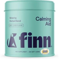 Finn Allergy & Itch Beef Liver Flavored Soft Chew Allergy Supplement For Dogs, 90 Count & Finn Calming Aid Soft Chew Dog Supplement, 90 Count -Pet Wellness 692646 PT5. AC SS1800 V1668023709