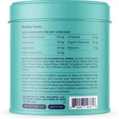 Finn Allergy & Itch Beef Liver Flavored Soft Chew Allergy Supplement For Dogs, 90 Count & Finn Calming Aid Soft Chew Dog Supplement, 90 Count -Pet Wellness 692646 PT6. AC SS1800 V1668023663