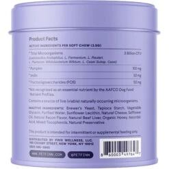 Finn Allergy & Itch Beef Liver Flavored Soft Chew Allergy Supplement For Dogs, 90 Count & Finn Digestive Prebiotic & Probiotic Supplement For Dogs, 90 Count -Pet Wellness 692654 PT6. AC SS1800 V1668024106