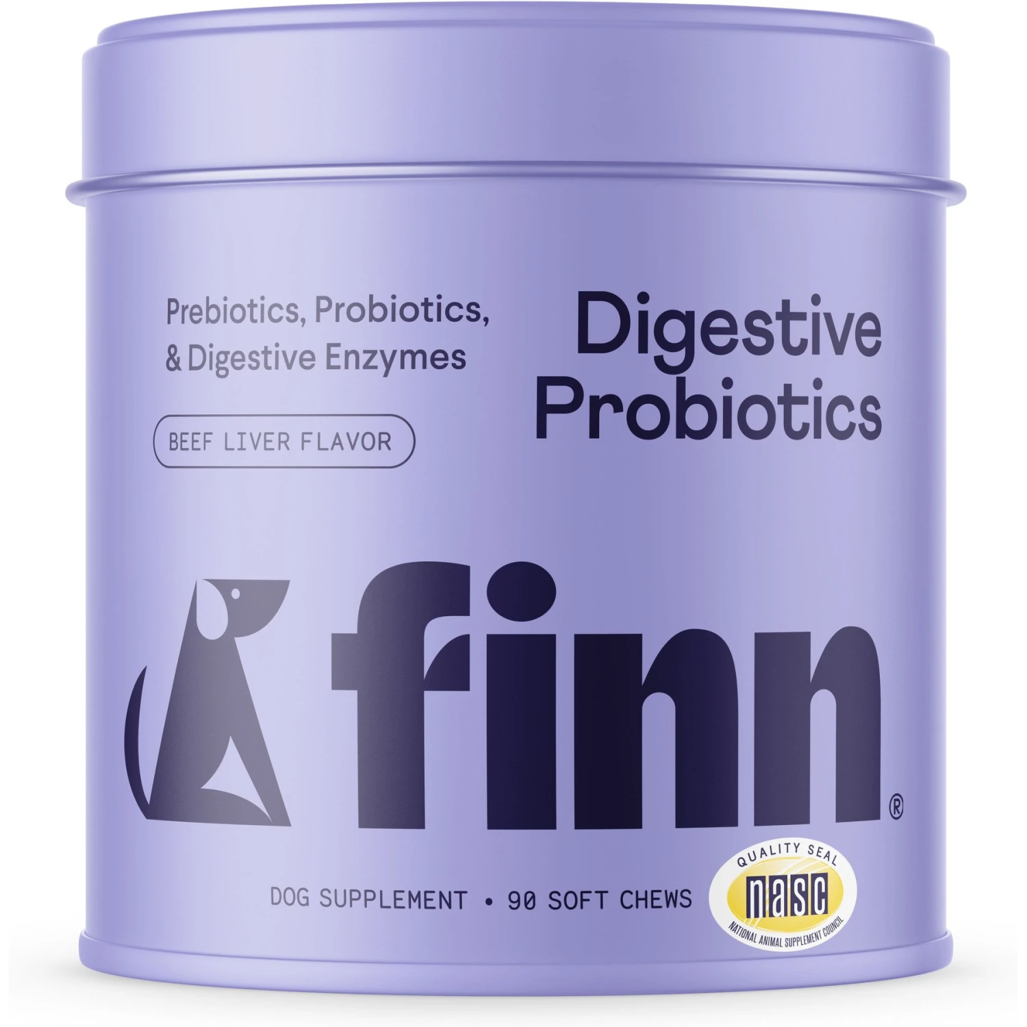Finn Digestive Prebiotic & Probiotic Supplement For Dogs, 90 Count & Finn Skin & Coat Wild Alaskan Salmon Oil Dog Supplement, 90 Count 2 Finn Digestive Prebiotic & Probiotic Supplement For Dogs, 90 Count & Finn Skin & Coat Wild Alaskan Salmon Oil Dog Supplement, 90 Count - Image 2