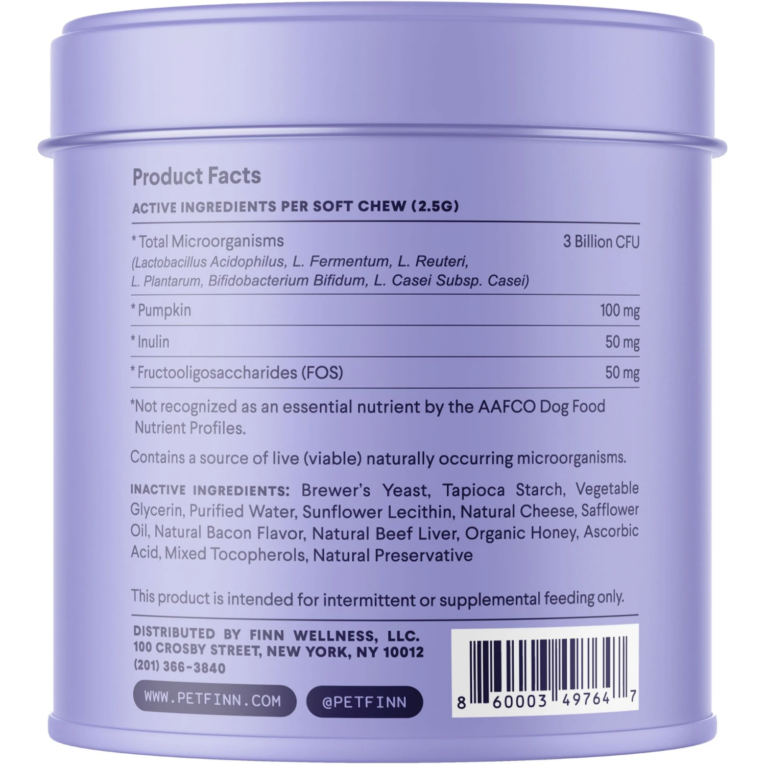 Finn Digestive Prebiotic & Probiotic Supplement For Dogs, 90 Count & Finn Skin & Coat Wild Alaskan Salmon Oil Dog Supplement, 90 Count 3 Finn Digestive Prebiotic & Probiotic Supplement For Dogs, 90 Count & Finn Skin & Coat Wild Alaskan Salmon Oil Dog Supplement, 90 Count - Image 3