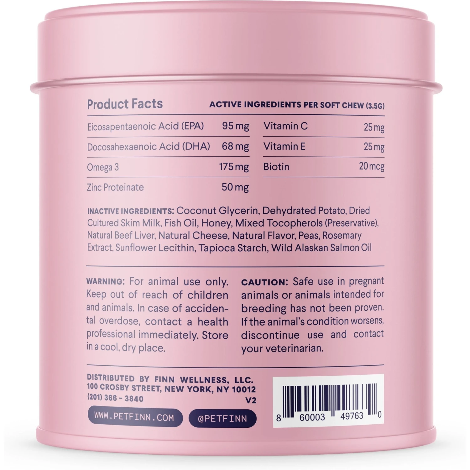 Finn Digestive Prebiotic & Probiotic Supplement For Dogs, 90 Count & Finn Skin & Coat Wild Alaskan Salmon Oil Dog Supplement, 90 Count 7 Finn Digestive Prebiotic & Probiotic Supplement For Dogs, 90 Count & Finn Skin & Coat Wild Alaskan Salmon Oil Dog Supplement, 90 Count - Image 7