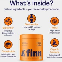 Finn Hip & Joint Dog Supplement, 90 Count & Finn Digestive Prebiotic & Probiotic Supplement For Dogs, 90 Count -Pet Wellness 692678 PT3. AC SS1800 V1668023595