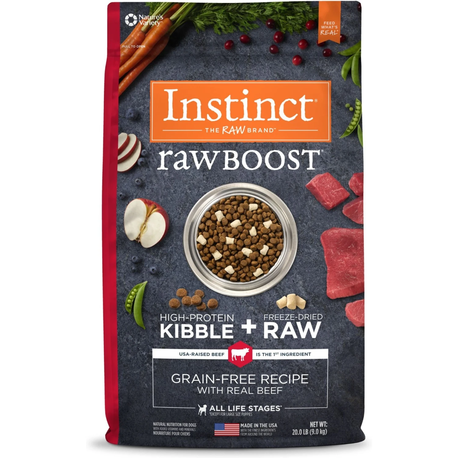 Instinct Raw Boost Grain-Free Recipe With Real Beef & Freeze-Dried Raw Pieces Dry Dog Food & Instinct Frozen Raw Bites Grain-Free Real Beef Recipe Dog Food 2 Instinct Raw Boost Grain-Free Recipe With Real Beef & Freeze-Dried Raw Pieces Dry Dog Food & Instinct Frozen Raw Bites Grain-Free Real Beef Recipe Dog Food - Image 2