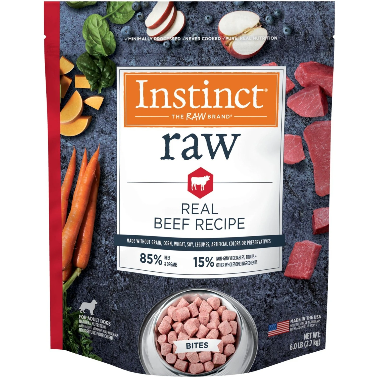 Instinct Raw Boost Grain-Free Recipe With Real Beef & Freeze-Dried Raw Pieces Dry Dog Food & Instinct Frozen Raw Bites Grain-Free Real Beef Recipe Dog Food 6 Instinct Raw Boost Grain-Free Recipe With Real Beef & Freeze-Dried Raw Pieces Dry Dog Food & Instinct Frozen Raw Bites Grain-Free Real Beef Recipe Dog Food - Image 6