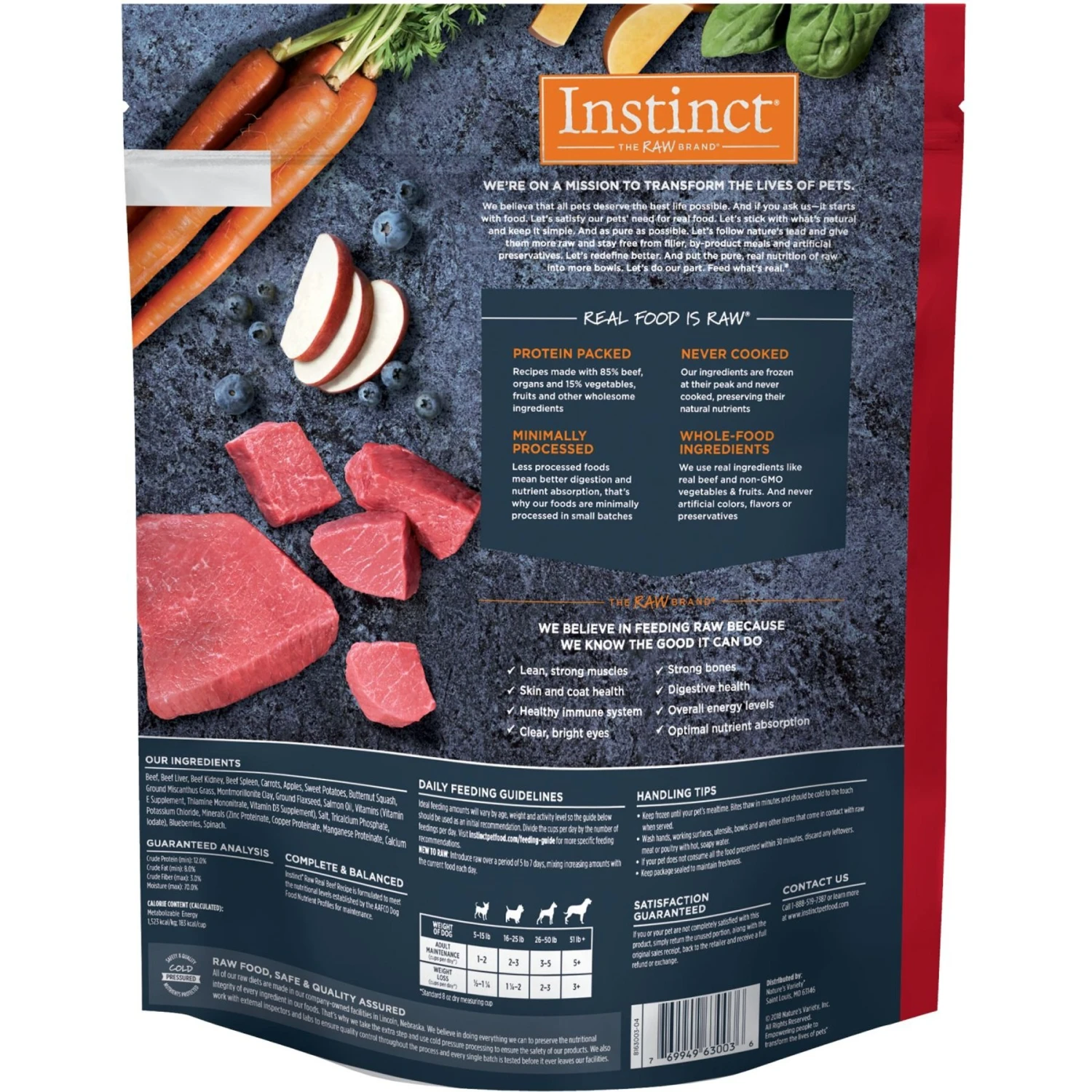Instinct Raw Boost Grain-Free Recipe With Real Beef & Freeze-Dried Raw Pieces Dry Dog Food & Instinct Frozen Raw Bites Grain-Free Real Beef Recipe Dog Food 7 Instinct Raw Boost Grain-Free Recipe With Real Beef & Freeze-Dried Raw Pieces Dry Dog Food & Instinct Frozen Raw Bites Grain-Free Real Beef Recipe Dog Food - Image 7