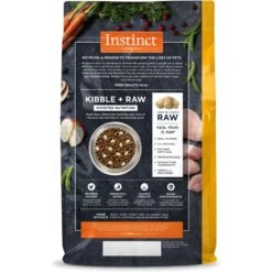 Instinct Raw Boost Grain-Free Recipe With Real Chicken & Freeze-Dried Raw Pieces Dry Dog Food & Instinct Freeze-Dried Raw Boost Mixers Grain-Free Gut Health Recipe Dog Food Topper -Pet Wellness 693582 PT2. AC SS1800 V1669123870